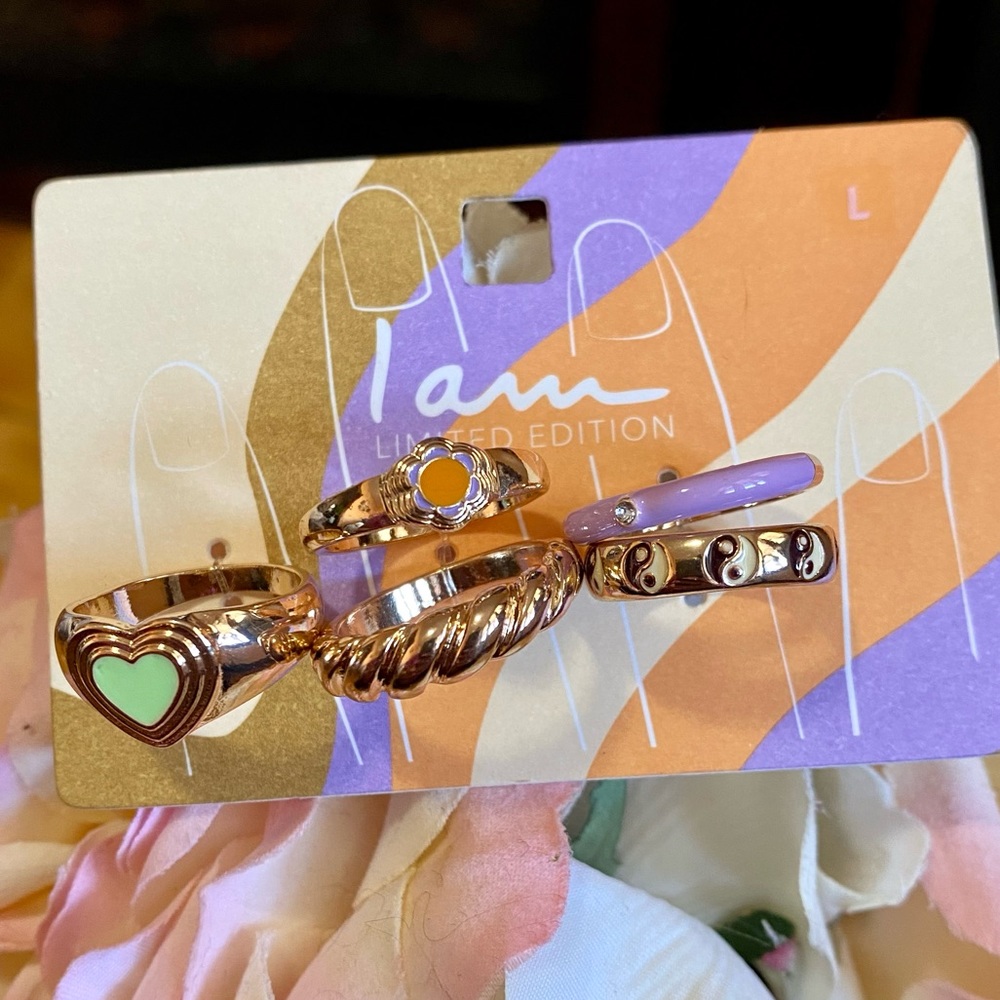I Am Jewelry Boho Rings Set Sz S
